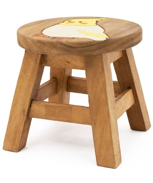 WOOD STOOL / ウォールナット無垢材の美しい木目のスツール