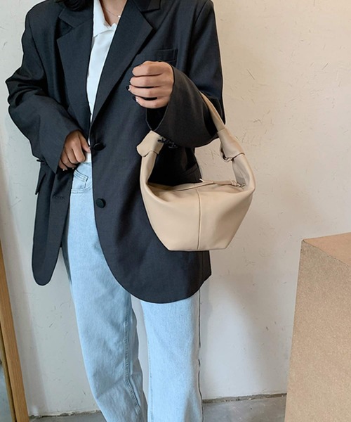 minaさん♡ ワンハンドルバッグ（小） shopnikoniko（ショップニコニコ）の「ノット ワンハンドル