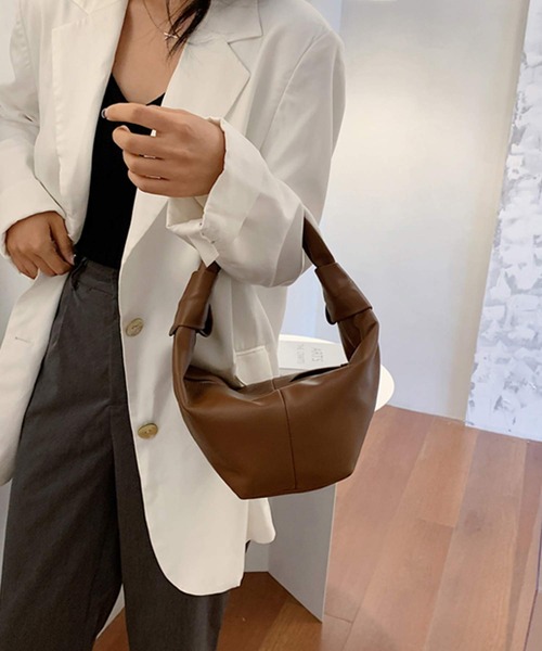 minaさん♡ ワンハンドルバッグ(小) shopnikoniko(ショップニコニコ)の「ノット ワンハンドル