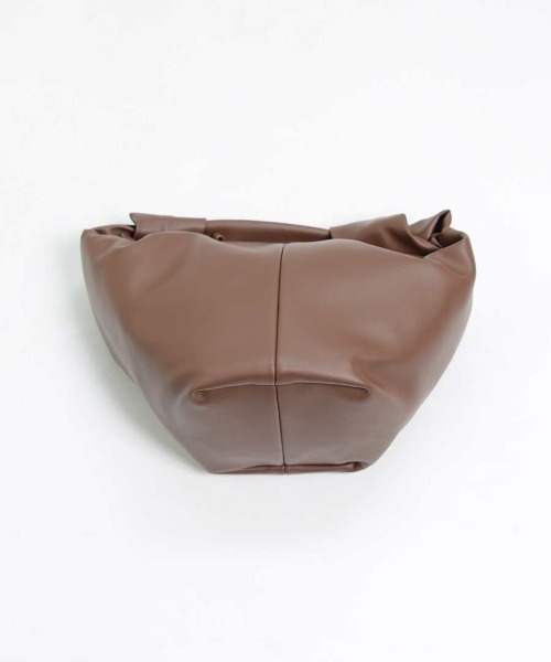 shopnikoniko（ショップニコニコ）の「ノット ワンハンドルバッグ ハンドバッグ　ミニバッグ（ハンドバッグ・レディース・ベージュ/ブラウン/ホワイト/ブラック・フリー）」の7枚目の写真