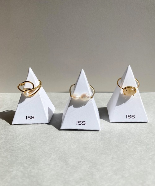 ISS（イズ）の「ISS イズ : 淡水パールリング（リング・レディース・ゴールド・FREE）」の3枚目の写真