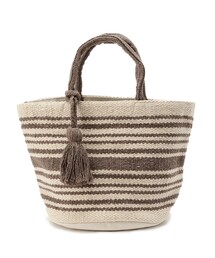 SHOO・LA・RUE | 【インド綿】丸底ボーダートート(トートバッグ)
