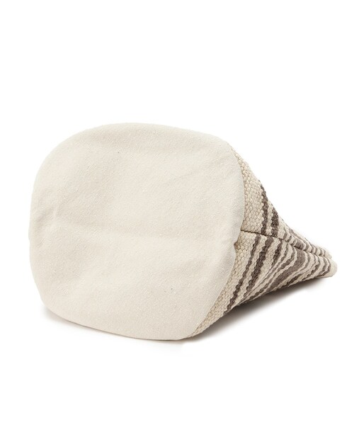 SHOO・LA・RUE（シューラルー）の「◆【インド綿】丸底ボーダートート（トートバッグ・レディース・ベージュ系その他2/ブラック系2/イエロー系2・00）」の8枚目の写真