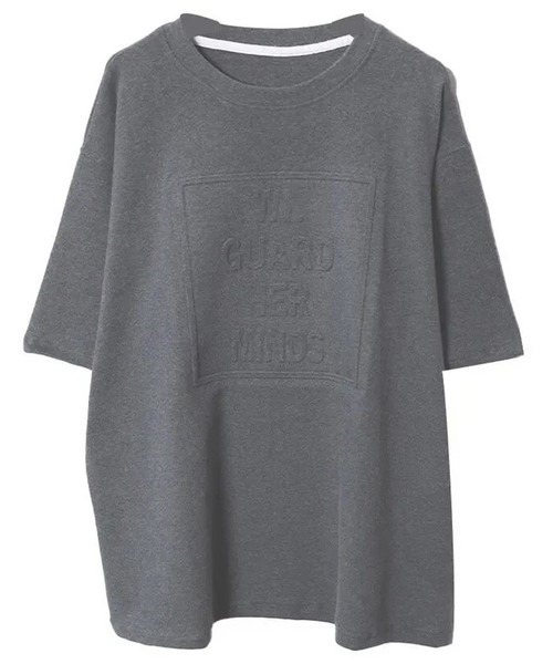 AsRiRe(アスリレイ)の「【AsRiRe】オーバーサイズ 立体ロゴTシャツ(Tシャツ/カットソー・レディース・ホワイト/ライトブルー/ブラック/ベージュ/グレー/グリーン/モカ・M)」の15枚目の写真