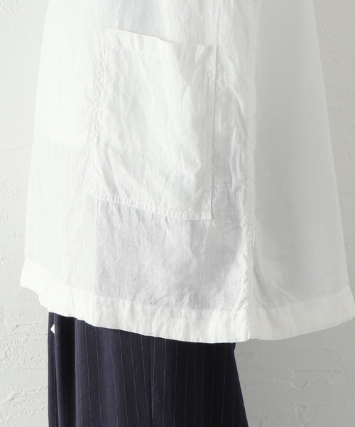 ARMEN(アーメン)の「【ARMEN/アーメン】 LINEN PLAIN CREW P/O BL:ブラウス(シャツ/ブラウス・レディース・ホワイト/ブラック・SMALL)」の18枚目の写真