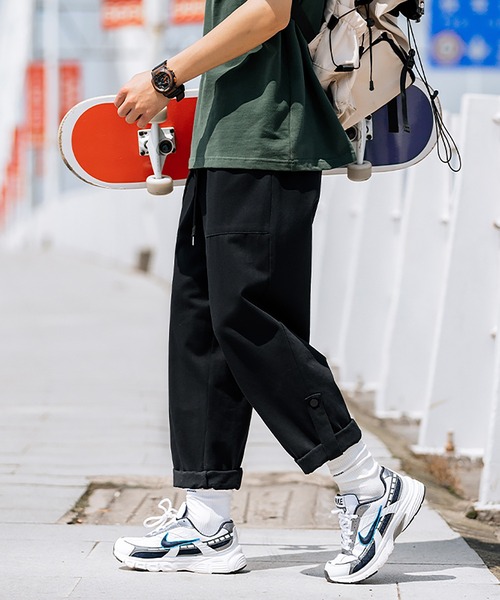 HOOK（フック）の「HOOK- 薄手裾折り返しデザインカーゴバンツ（カーゴパンツ・メンズ・ダークベージュ/カーキ/ブラック・XXL/M/L/XL）」の17枚目の写真