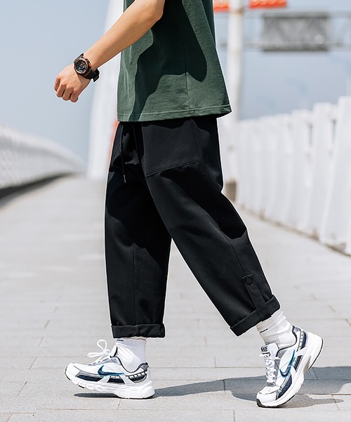 HOOK（フック）の「HOOK- 薄手裾折り返しデザインカーゴバンツ（カーゴパンツ・メンズ・ダークベージュ/カーキ/ブラック・XXL/M/L/XL）」の19枚目の写真