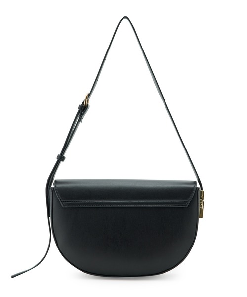 VIS（ビス）の「リサイクルフェイクレザーフロントジップハーフムーンショルダー【sustainable】（ショルダーバッグ・レディース・ブラック/キナリ/グリーン・FREE）」の12枚目の写真