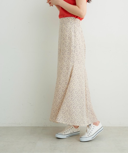 FREE'S MART（フリーズマート）の「フラワープリントマーメイドスカート（スカート・レディース・ホワイト系その他/ブラック系その他/ベージュ系その他・SMALL/MEDIUM）」の14枚目の写真