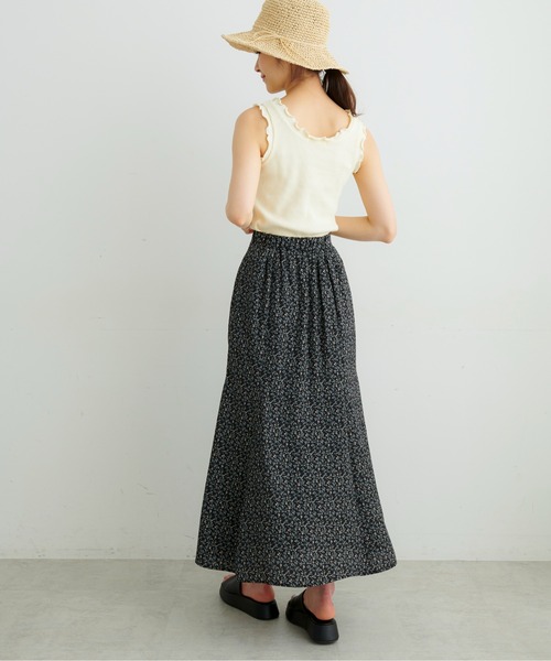 FREE'S MART（フリーズマート）の「フラワープリントマーメイドスカート（スカート・レディース・ホワイト系その他/ブラック系その他/ベージュ系その他・SMALL/MEDIUM）」の5枚目の写真