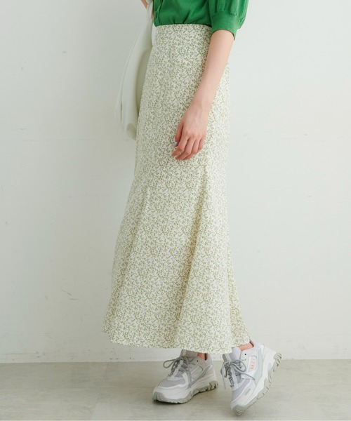 FREE'S MART（フリーズマート）の「フラワープリントマーメイドスカート（スカート・レディース・ホワイト系その他/ブラック系その他/ベージュ系その他・SMALL/MEDIUM）」の19枚目の写真