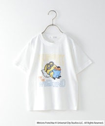 【キッズ】ミニオン/HUNGRY プリントTシャツ(100~140cm)