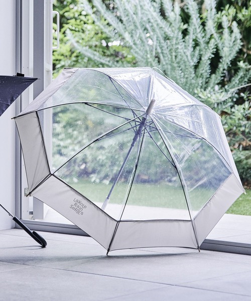 LAKOLE（ラコレ）の「切替デザイン長傘 / 260786（長傘・レディース・ライトブルー/ブラック/ベージュ/グレー/アイボリー/サックスブルー・FREE）」の20枚目の写真