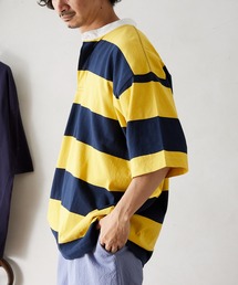 JOURNAL STANDARD relume | オーバーサイズ ボーダーラガーバンドカラーシャツ(Tシャツ/カットソー)