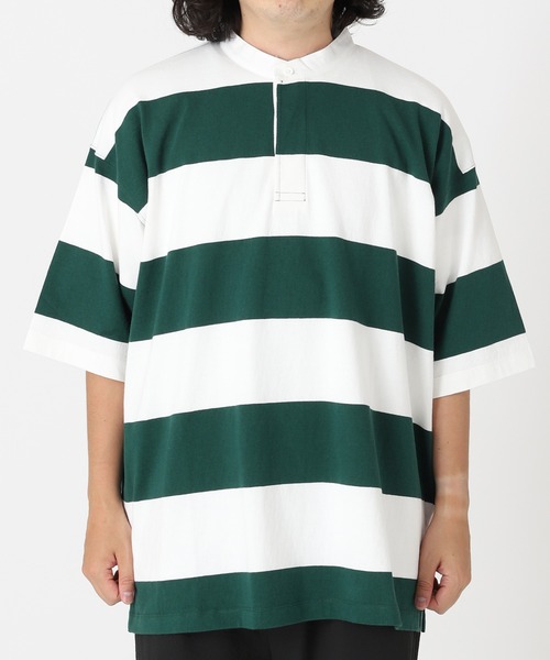 journal standardラガーシャツ 20/2 BD スタンド ラガー シャツ（Tシャツ／カットソー