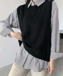 YUGA バックコンシャス シンプル ベスト