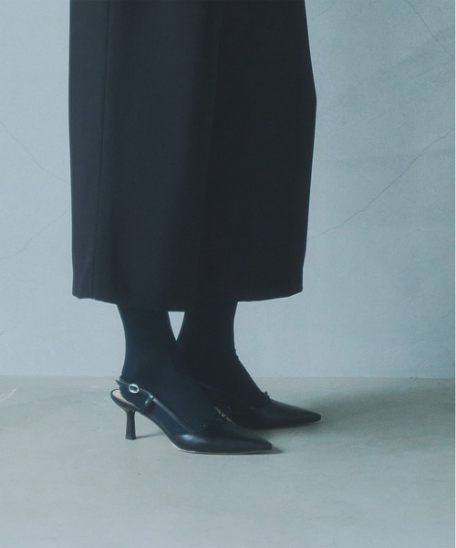 WHYTO.（ホワイト）の「「WHYTO. / ホワイト」Tuck trouser（その他パンツ・レディース・ブラック/ネイビー・38/36）」の7枚目の写真
