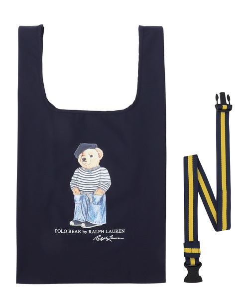 POLO RALPH LAUREN（ポロ ラルフ ローレン）の「ベルト付きレインバッグ　”POLO フレンチベア"（ショルダーバッグ・レディース・ブラック/ベージュ/ネイビー・FREE）」の10枚目の写真