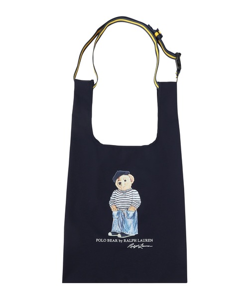 POLO RALPH LAUREN（ポロ ラルフ ローレン）の「ベルト付きレインバッグ　”POLO フレンチベア"（ショルダーバッグ・レディース・ブラック/ベージュ/ネイビー・FREE）」の14枚目の写真