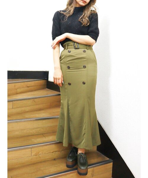 MURUA（ムルーア）の「レースアップウェッジシューズ（ローファー・レディース・ブラック/ブラウン/カーキ・35/36/37）」の5枚目の写真