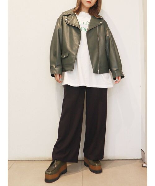 MURUA(ムルーア)の「レースアップウェッジシューズ(ローファー・レディース・ブラック/ブラウン/カーキ・35/36/37)」の19枚目の写真