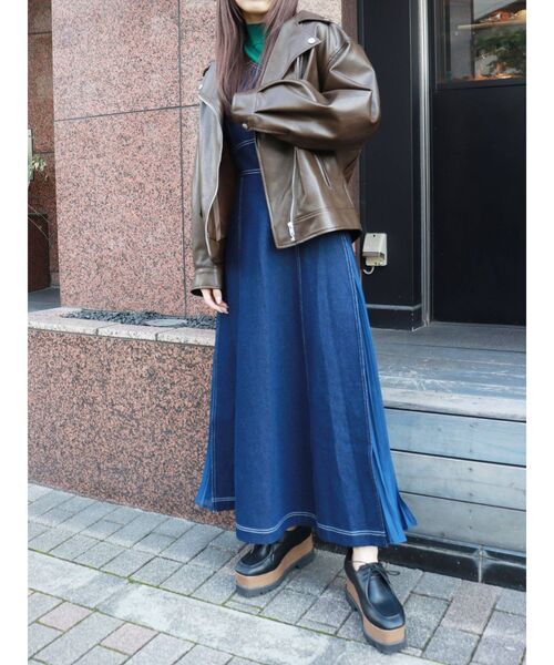 MURUA（ムルーア）の「レースアップウェッジシューズ（ローファー・レディース・ブラック/ブラウン/カーキ・35/36/37）」の21枚目の写真