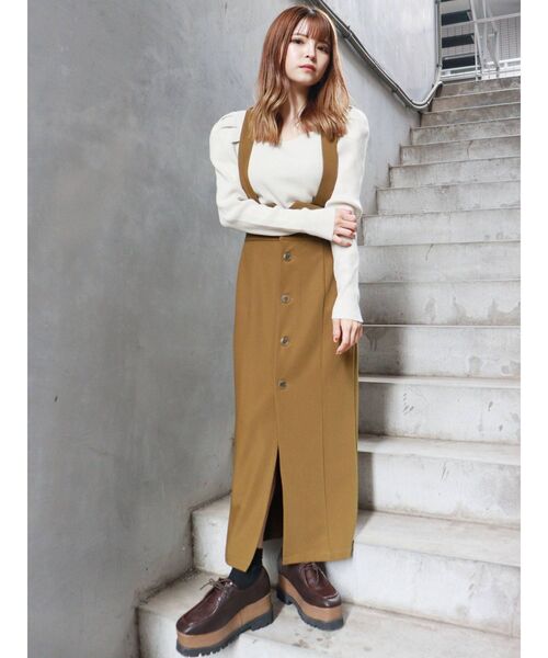 MURUA（ムルーア）の「レースアップウェッジシューズ（ローファー・レディース・ブラック/ブラウン/カーキ・35/36/37）」の6枚目の写真