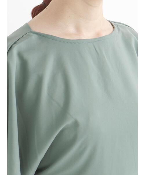 Te chichi TERRASSE（テチチテラス）の「後ろねじりブラウス（シャツ/ブラウス・レディース・ブラック/オフホワイト/グリーン・ﾌﾘ-）」の15枚目の写真