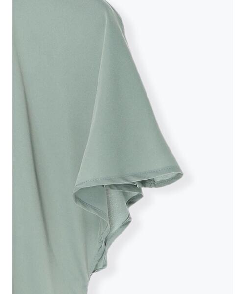 Te chichi TERRASSE（テチチテラス）の「後ろねじりブラウス（シャツ/ブラウス・レディース・ブラック/オフホワイト/グリーン・ﾌﾘ-）」の20枚目の写真