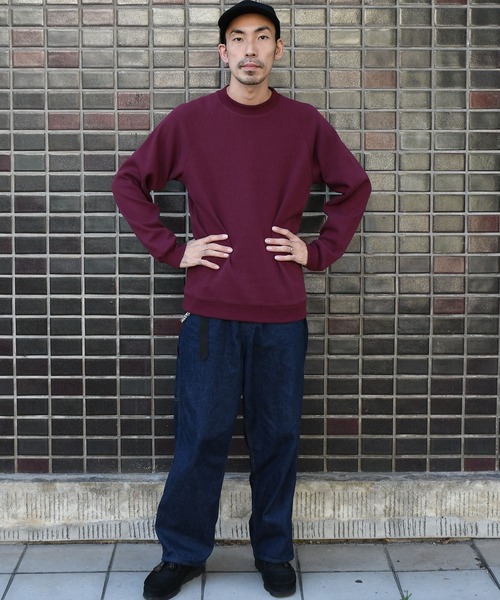 Johnbull（ジョンブル）の「ビッグワッフルクルーネックカットソー（Tシャツ/カットソー・メンズ・ブラック/オリーブ/ホワイト/ボルドー/ベージュ/ネイビー・SMALL/MEDIUM/LARGE）」の14枚目の写真