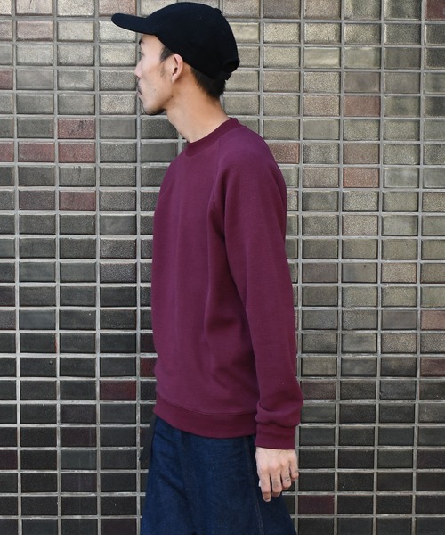 Johnbull（ジョンブル）の「ビッグワッフルクルーネックカットソー（Tシャツ/カットソー・メンズ・ブラック/オリーブ/ホワイト/ボルドー/ベージュ/ネイビー・SMALL/MEDIUM/LARGE）」の12枚目の写真