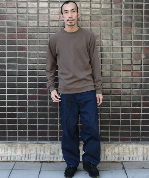 Johnbull（ジョンブル）の「ビッグワッフルクルーネックカットソー（Tシャツ/カットソー・メンズ・ブラック/オリーブ/ホワイト/ボルドー/ベージュ/ネイビー・SMALL/MEDIUM/LARGE）」の18枚目の写真