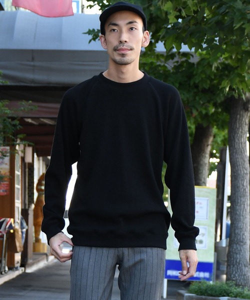 Johnbull（ジョンブル）の「ビッグワッフルクルーネックカットソー（Tシャツ/カットソー・メンズ・ブラック/オリーブ/ホワイト/ボルドー/ベージュ/ネイビー・SMALL/MEDIUM/LARGE）」の19枚目の写真