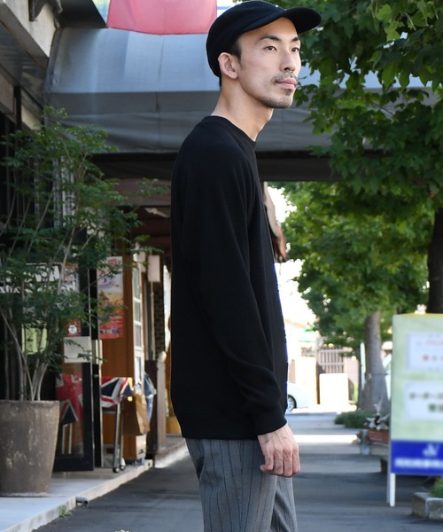 Johnbull（ジョンブル）の「ビッグワッフルクルーネックカットソー（Tシャツ/カットソー・メンズ・ブラック/オリーブ/ホワイト/ボルドー/ベージュ/ネイビー・SMALL/MEDIUM/LARGE）」の20枚目の写真