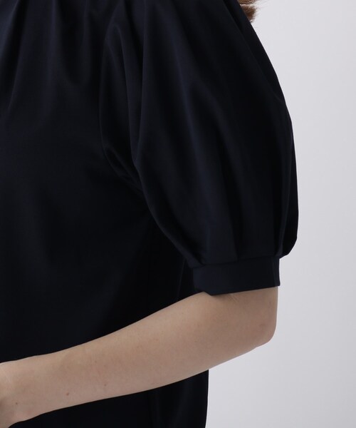 index（インデックス）の「◆ツイストネックトップス【WEB限定サイズ】（Tシャツ/カットソー・レディース・オフホワイト/ネイビー/ピンクベージュ・36/38/40/42）」の9枚目の写真