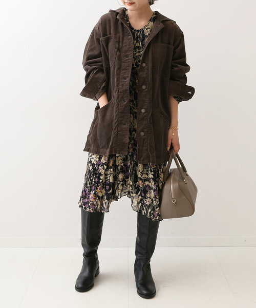 MEYAME / メヤメ】CORDUROY HOODED ジャケット 【公式通販】