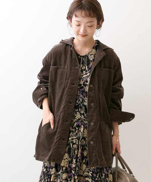 MEYAME / メヤメ】CORDUROY HOODED ジャケット 