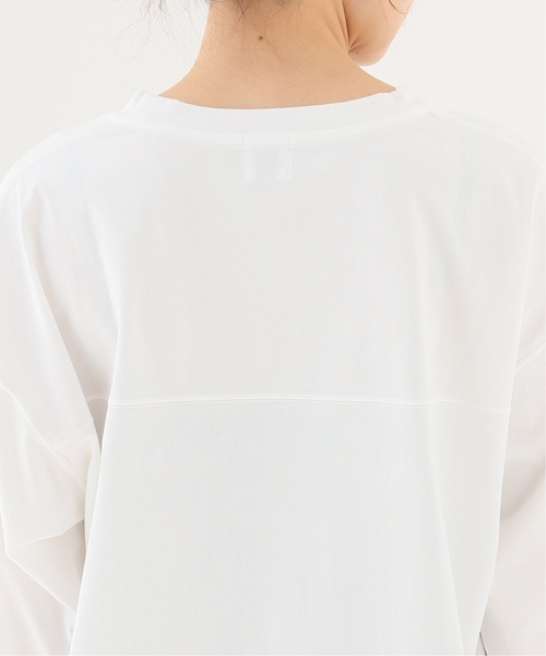 Spick & Span(スピックアンドスパン)の「≪追加≫サイロプレミアムオーバーロングT2◆(Tシャツ/カットソー・レディース・ホワイト/ベージュ・FREE)」の11枚目の写真