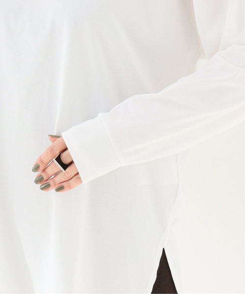 Spick & Span(スピックアンドスパン)の「≪追加≫サイロプレミアムオーバーロングT2◆(Tシャツ/カットソー・レディース・ホワイト/ベージュ・FREE)」の13枚目の写真