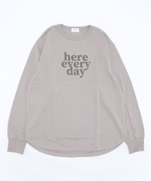 FOV（フォブ）の「フォブ here every day トレーナー（その他トップス・レディース・チャコールグレー/グレー/グレイッシュベージュ・F）」の6枚目の写真