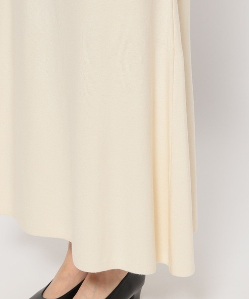 LEPSIM（レプシィム）の「12ゲージ満たされフレアニットスカート　295096（スカート・レディース・ピンク/グリーン/オフホワイト/ブラック/フューシャピンク・FREE）」の11枚目の写真