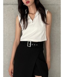 ENVYM | ハーフＺＩＰＮ／Ｓ　ＴＯＰＳ(Tシャツ/カットソー)