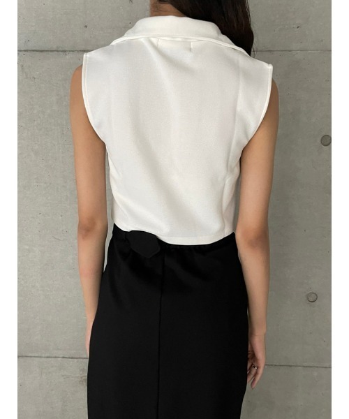 ENVYM（アンビー）の「ハーフＺＩＰＮ／Ｓ　ＴＯＰＳ（Tシャツ/カットソー・レディース・ホワイト/ブラック・FREE）」の17枚目の写真