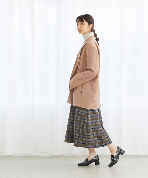 menue(メヌエ)の「スクエアトゥ チェーンモチーフ ローファーパンプス(ローファー・レディース・ダークブラウン/アイボリー/ブラック・L/XS/M/S/LL/3L)」の22枚目の写真
