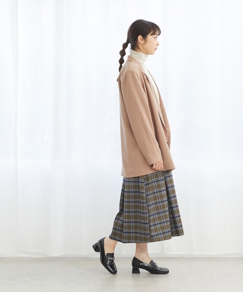 menue(メヌエ)の「スクエアトゥ チェーンモチーフ ローファーパンプス(ローファー・レディース・ダークブラウン/アイボリー/ブラック・L/XS/M/S/LL/3L)」の14枚目の写真