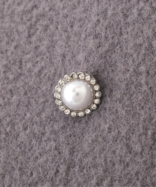 PROPORTION BODY DRESSING（プロポーションボディドレッシング）の「＜Ｅ＞ブローチ付きパフスリーブフェザーニット / 1212275800（ニット/セーター・レディース・オフホワイト/ダークグレー・FREE）」の20枚目の写真