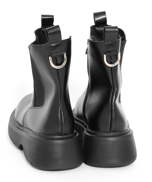 Figments(フィグメンツ)の「ゴアショートブーツ(ブーツ・レディース・ブラック/オフホワイト・SMALL/MEDIUM)」の9枚目の写真