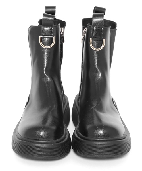 Figments(フィグメンツ)の「ゴアショートブーツ(ブーツ・レディース・ブラック/オフホワイト・SMALL/MEDIUM)」の10枚目の写真