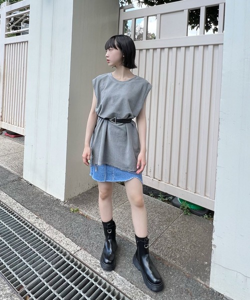 Figments(フィグメンツ)の「ゴアショートブーツ(ブーツ・レディース・ブラック/オフホワイト・SMALL/MEDIUM)」の11枚目の写真