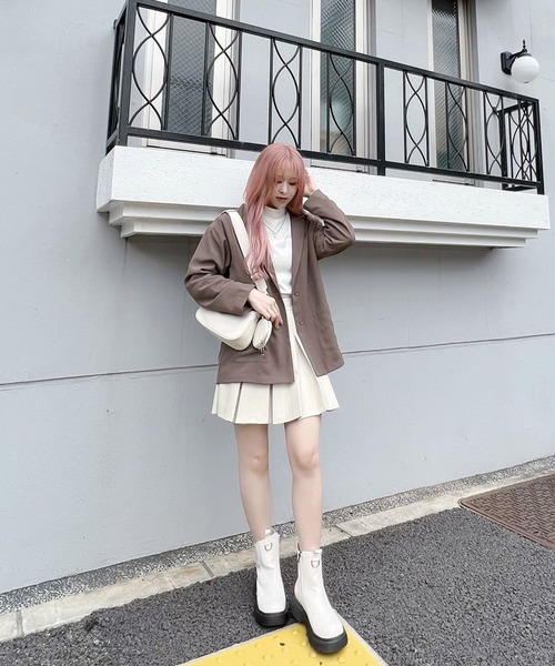 Figments(フィグメンツ)の「ゴアショートブーツ(ブーツ・レディース・ブラック/オフホワイト・SMALL/MEDIUM)」の13枚目の写真